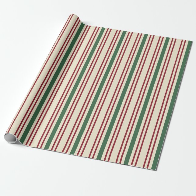Papel de embrulho de Natal ao estilo antigo (Desenrolado)