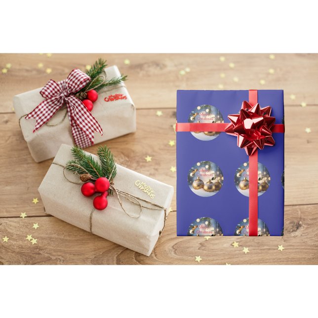 Papel de embrulho de Natal beija-flor (Criador carregado)