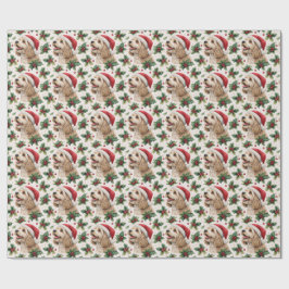 Papel de embrulho de Natal Cavapoo