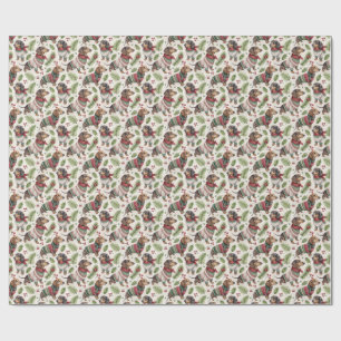 Papel de embrulho de Natal Dachshund