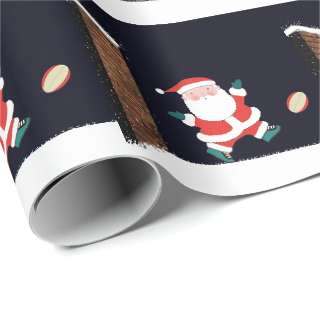 Papel de embrulho de Natal de Rugby (Ponta do rolo)