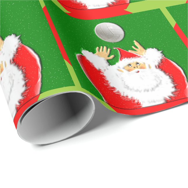 Papel de embrulho de Natal de Volei (Ponta do rolo)