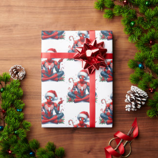 Papel de embrulho de Natal do Homem-Aranha