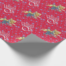Papel de embrulho de Natal do Mágico de Oz Clássic