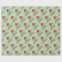 Papel de embrulho de Natal engraçado Merry Kissmya
