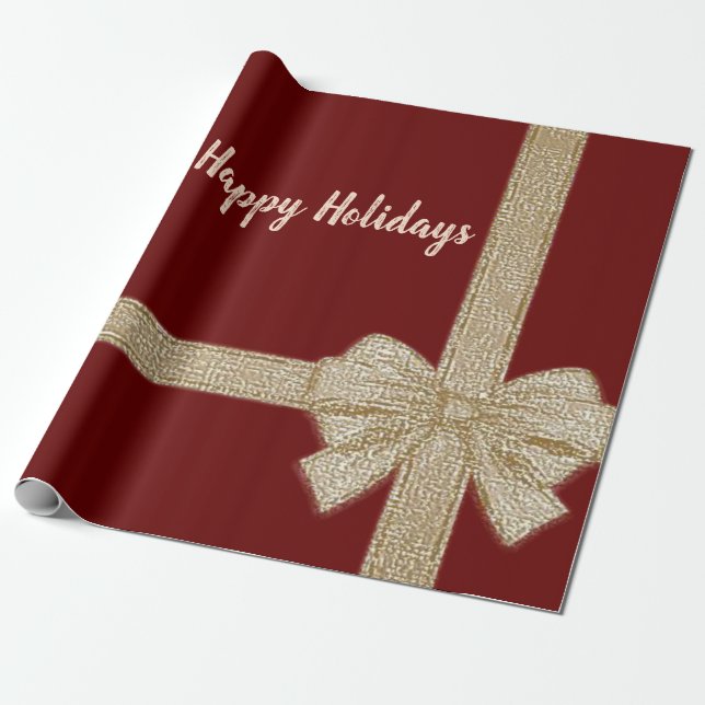 Papel de embrulho de Natal Felidas Festas (Desenrolado)