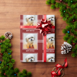 Papel de embrulho de Natal fofo Malshi