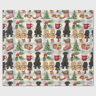 Papel de embrulho de Natal Giant Schnauzer