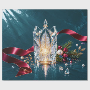 Papel de embrulho de Natal gótico de luxo