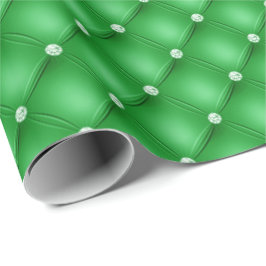 Papel de embrulho de Natal Green Diamonds