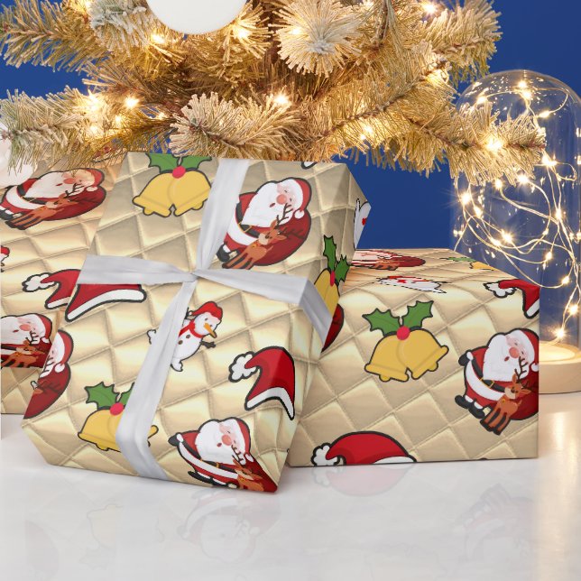 Papel de embrulho de Natal infantil (Feriados)