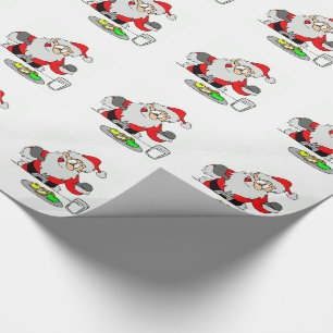 Papel de embrulho de Natal/Papai Noel
