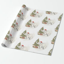 Papel de embrulho de Natal para festa de Elefante 