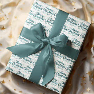 Papel de embrulho de Natal personalizado