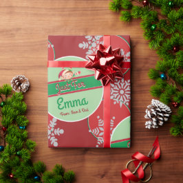 Papel de embrulho de Natal personalizado