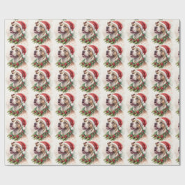 Papel de embrulho de Natal Pit Bull
