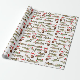 Papel de embrulho de Natal, plástico para present