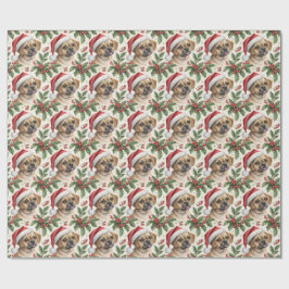 Papel de embrulho de Natal Puggle