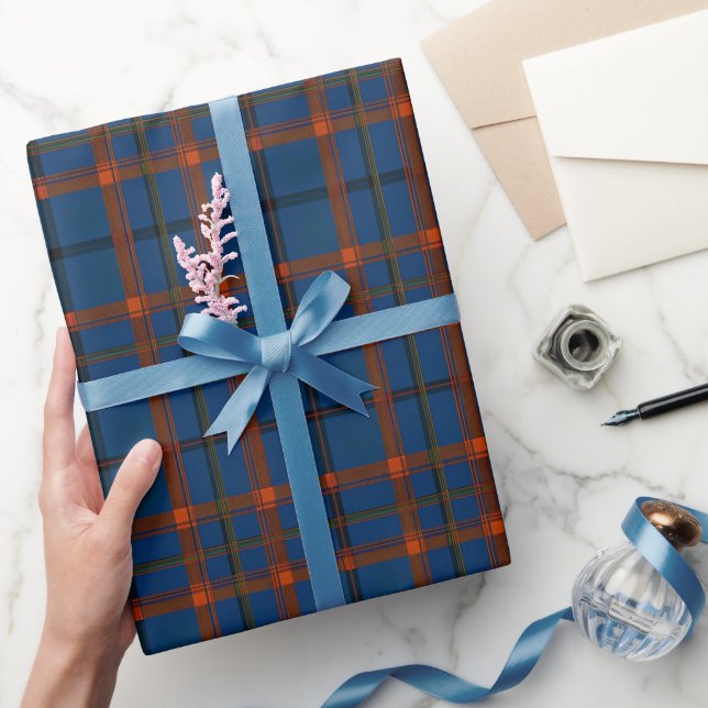 Papel de embrulho de Natal Ralph L Azul Marinho Ve (Presentear)