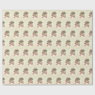 Papel de embrulho de Natal Sinos Dourados