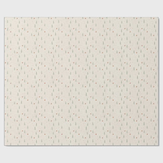 Papel de embrulho de Natal Terracota Woodland