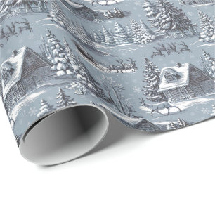 Papel de embrulho de Natal Toile