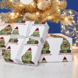Papel de embrulho de Natal Turtle Holiday