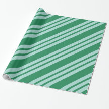 Papel de embrulho de Natal verde com doces