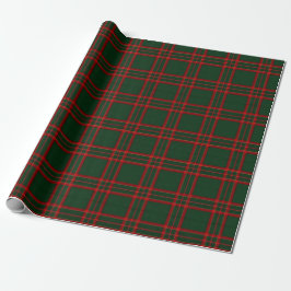 Papel de embrulho de Natal verde vermelho Ralph La