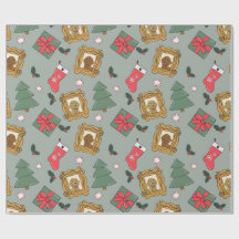 Papel de embrulho de Natal Very Merry Doodles
