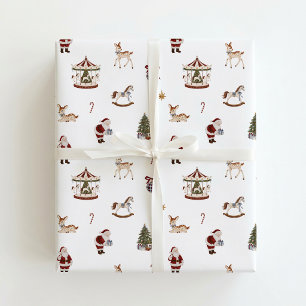 Papel de embrulho de Natal Vintage Heritage
