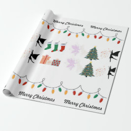 Papel de embrulho de natal Whimsical com pó de fad