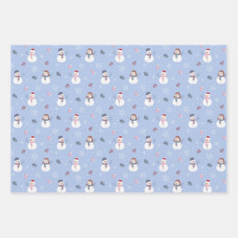 Papel de embrulho de neve
