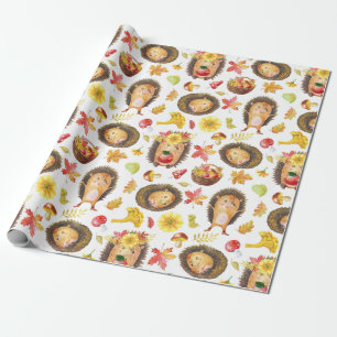 Papel de embrulho de ouriços