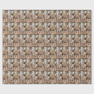 Papel de embrulho de padaria de Bulldog Francês