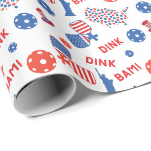 Papel de embrulho de piclebol americano
