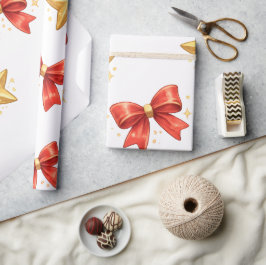 Papel de embrulho de pinguins de Natal fofo