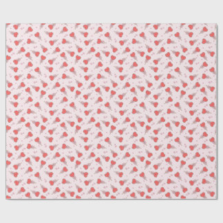 Papel de embrulho de pirulito Kawaii Heart