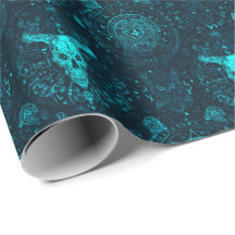 Papel de embrulho de Poder Arcano Místico D&D