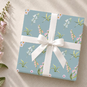 Papel de embrulho de prado de flores silvestres pa
