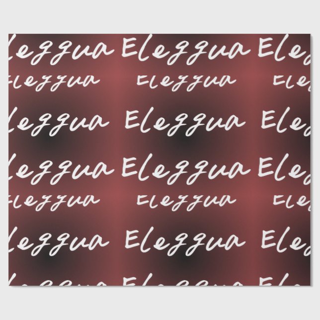 Papel de embrulho de prenda de Eleggua (Aberto)