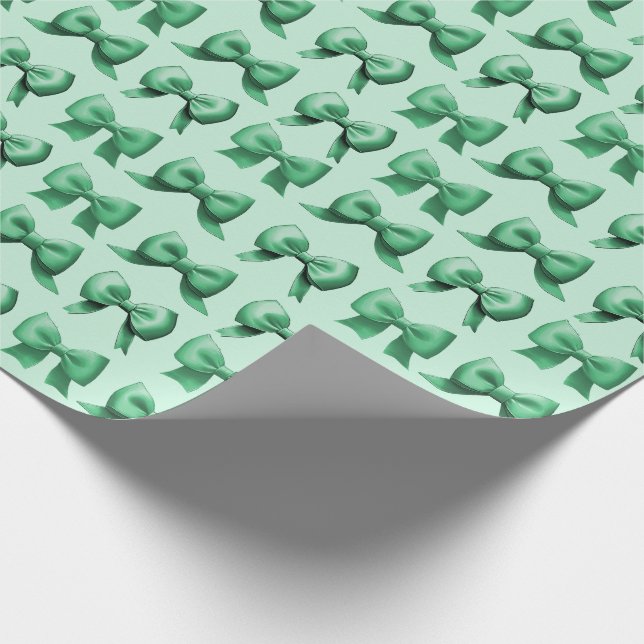 Papel de embrulho de presente com laço de férias v (Ponta)