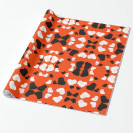 Papel de embrulho de presente de Dia das Bruxas de