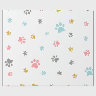 Papel de embrulho de presente de gato