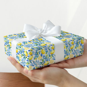 Papel de embrulho de presente de limão fresco Me