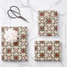 Papel de embrulho de presente de Natal