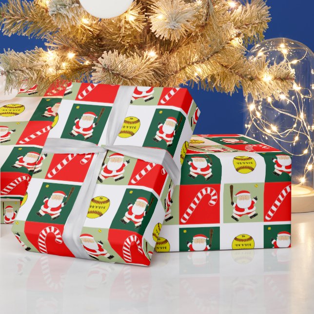 Papel de embrulho de presente de Natal criativo de (Feriados)
