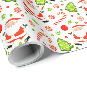 Papel de embrulho de presente de Natal criativo pa