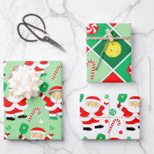 Papel de embrulho de presente de Natal de Pickleba