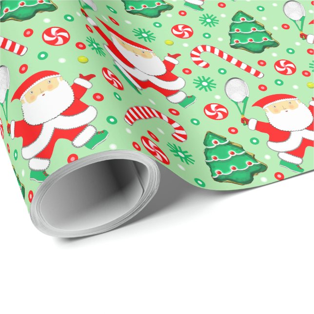 Papel de embrulho de presente de Natal de tênis (Ponta do rolo)